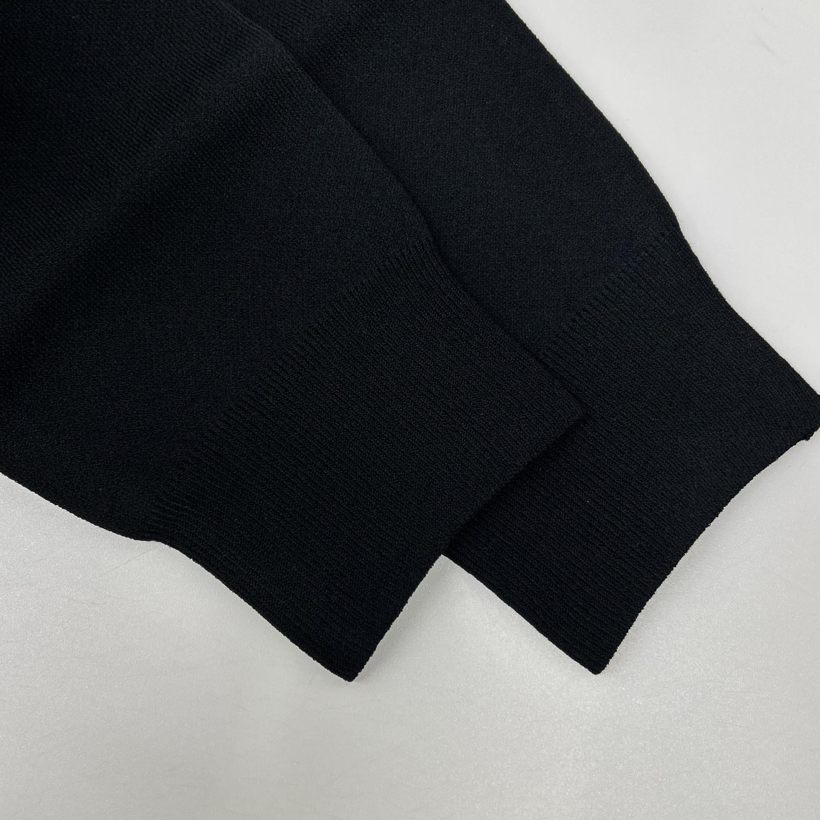ACNE STUDIOS アクネ ストゥディオズ Misty PSS15 ブラック ジップ付 ニット トップス