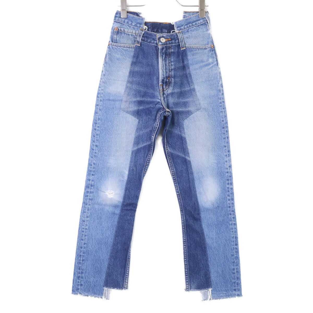 jonnlynx JL105-PT127 distressed cut-off denim pants bottoms