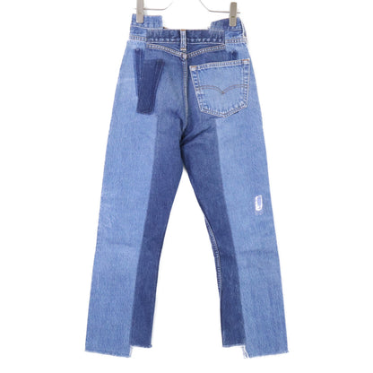 jonnlynx JL105-PT127 distressed cut-off denim pants bottoms