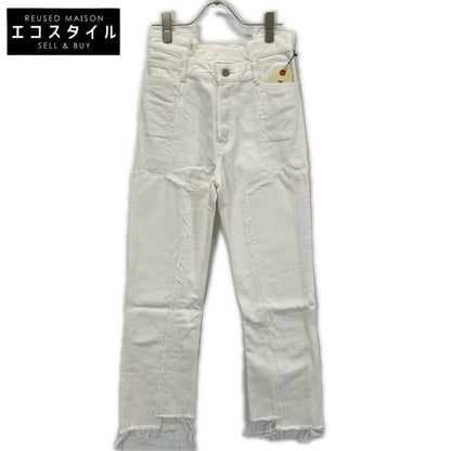 jonnlynx ジョンリンクス JL107-PT127 ホワイト コットン100 デニムパンツ ボトムス