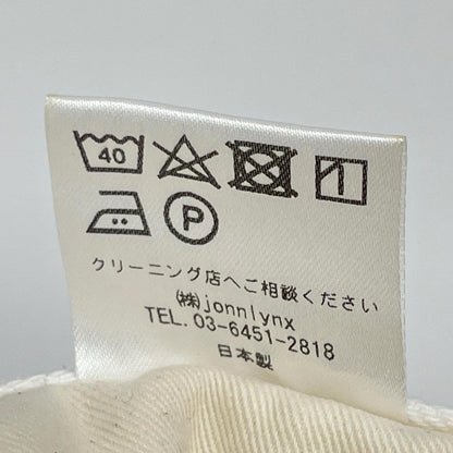 jonnlynx ジョンリンクス JL107-PT127 ホワイト コットン100 デニムパンツ ボトムス
