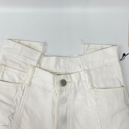 jonnlynx ジョンリンクス JL107-PT127 ホワイト コットン100 デニムパンツ ボトムス