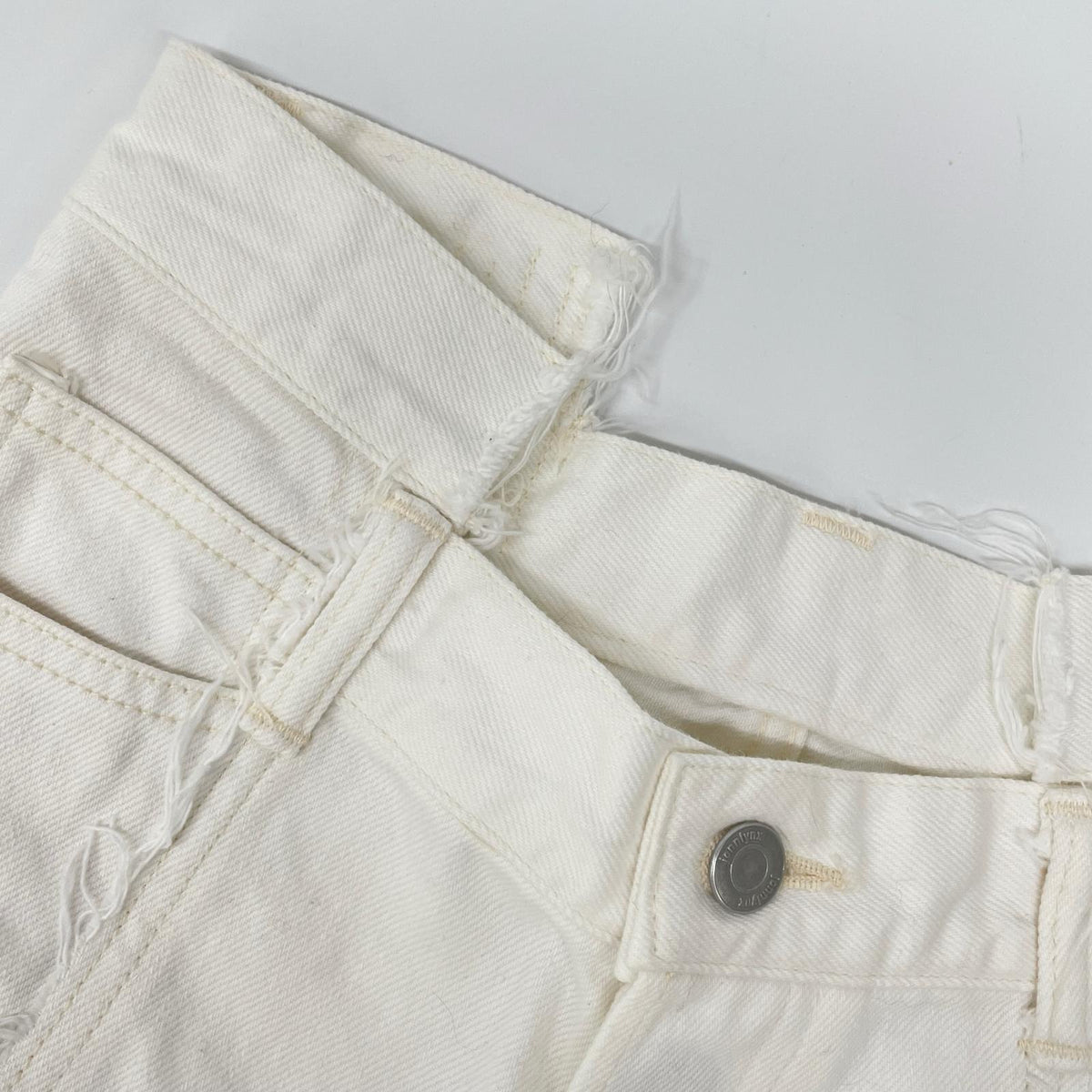 jonnlynx ジョンリンクス JL107-PT127 ホワイト コットン100 デニムパンツ ボトムス