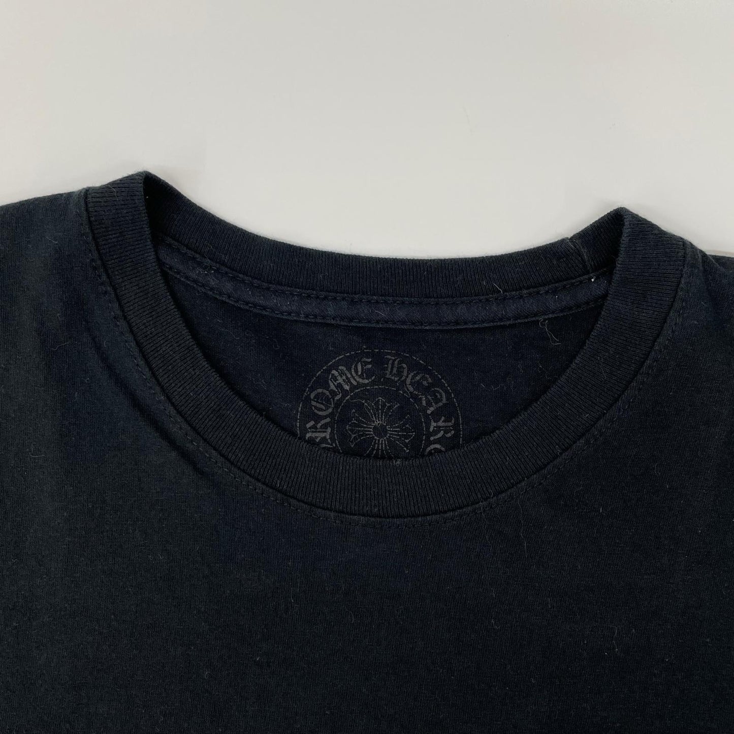 Chrome hearts クロムハーツ ブラック ホースシュープリント 半袖Tシャツ トップス