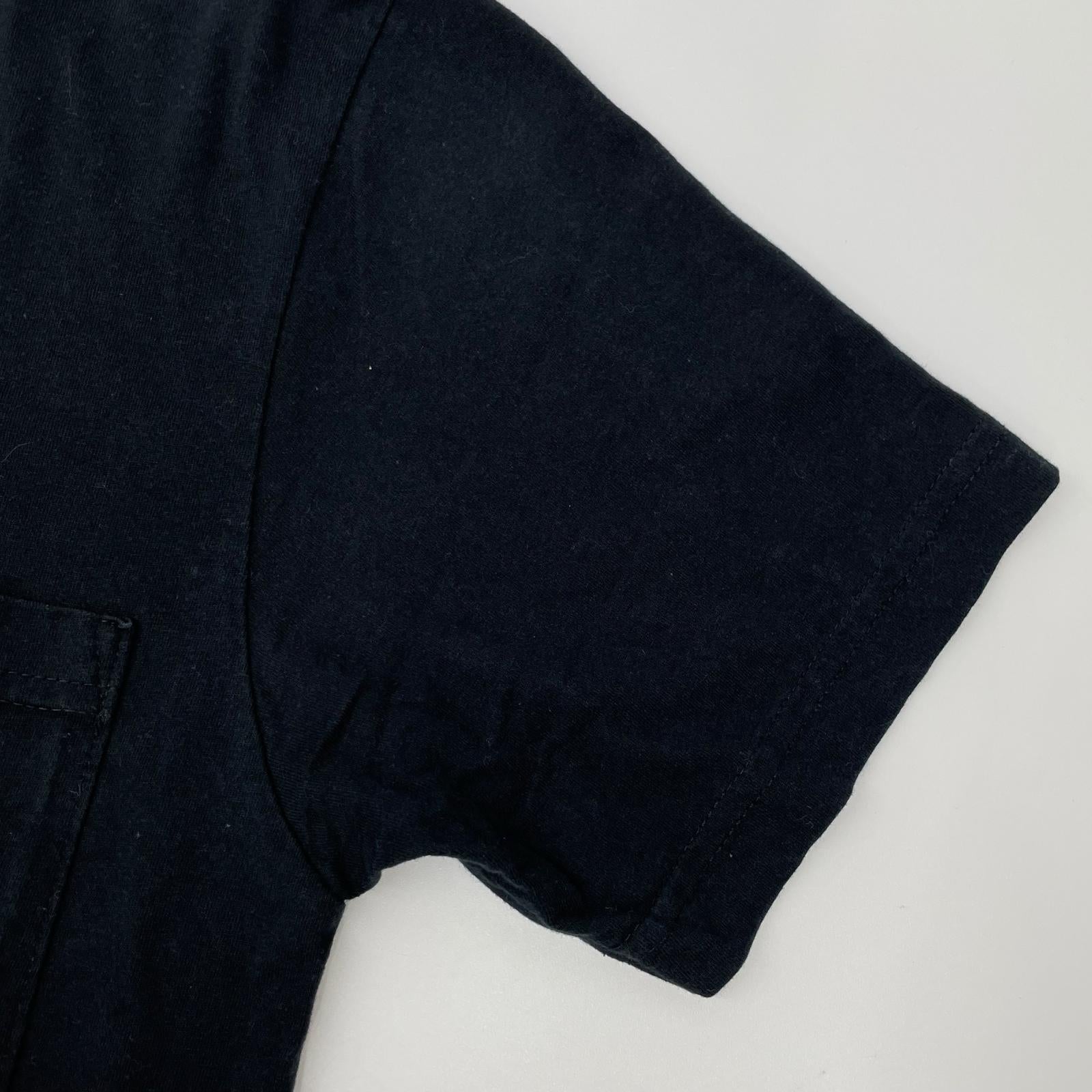 Chrome hearts クロムハーツ ブラック ホースシュープリント 半袖Tシャツ トップス