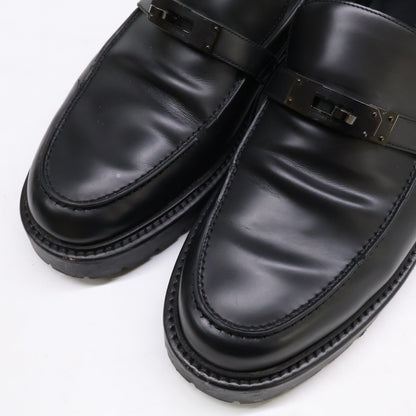 HERMES エルメス ケリー金具 レザー デスタン ローファー シューズ