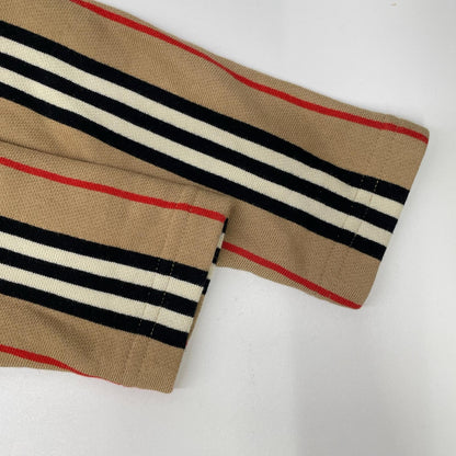 BURBERRY バーバリー 8022668 ブラウン ストライプ 長袖 ワンピース ワンピース