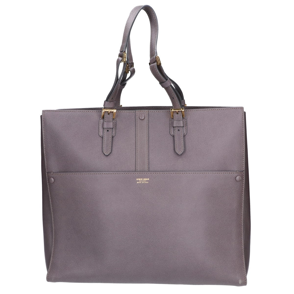 GIORGIOARMANI ジョルジオアルマーニ レザー　ボルゴヌオーヴォ トートバッグ
