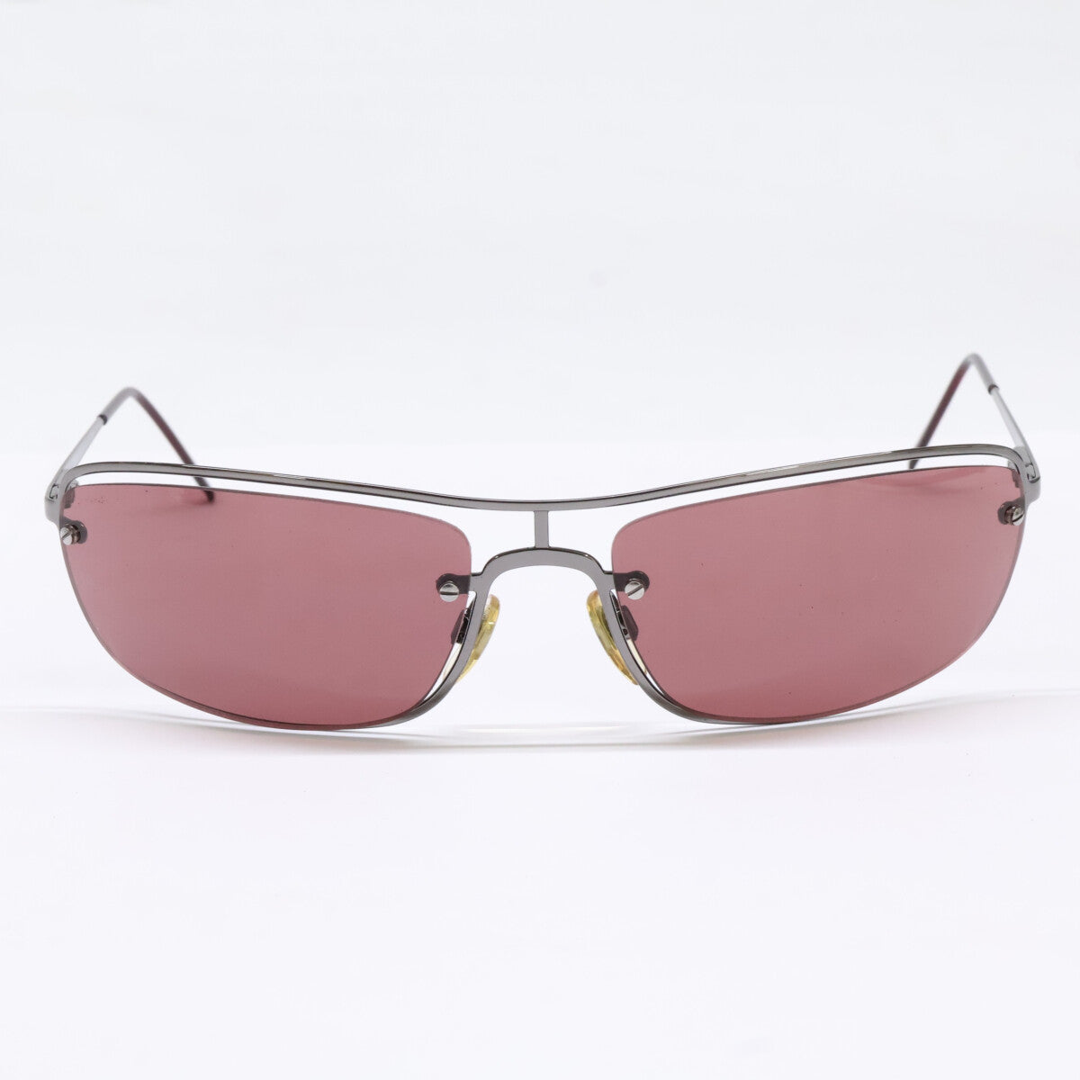 GIORGIOARMANI ジョルジオアルマーニ 1531 1144/75 スクエアシェイプ ツーポイント サングラス