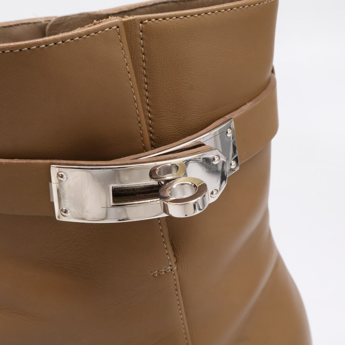 HERMES エルメス 【美品】サンジェルマン ケリー金具 レザー ショートブーツ シューズ