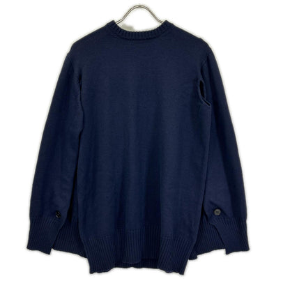 JILSANDER ジルサンダー J02GP0006 ネイビー ウール オーバー ニット トップス