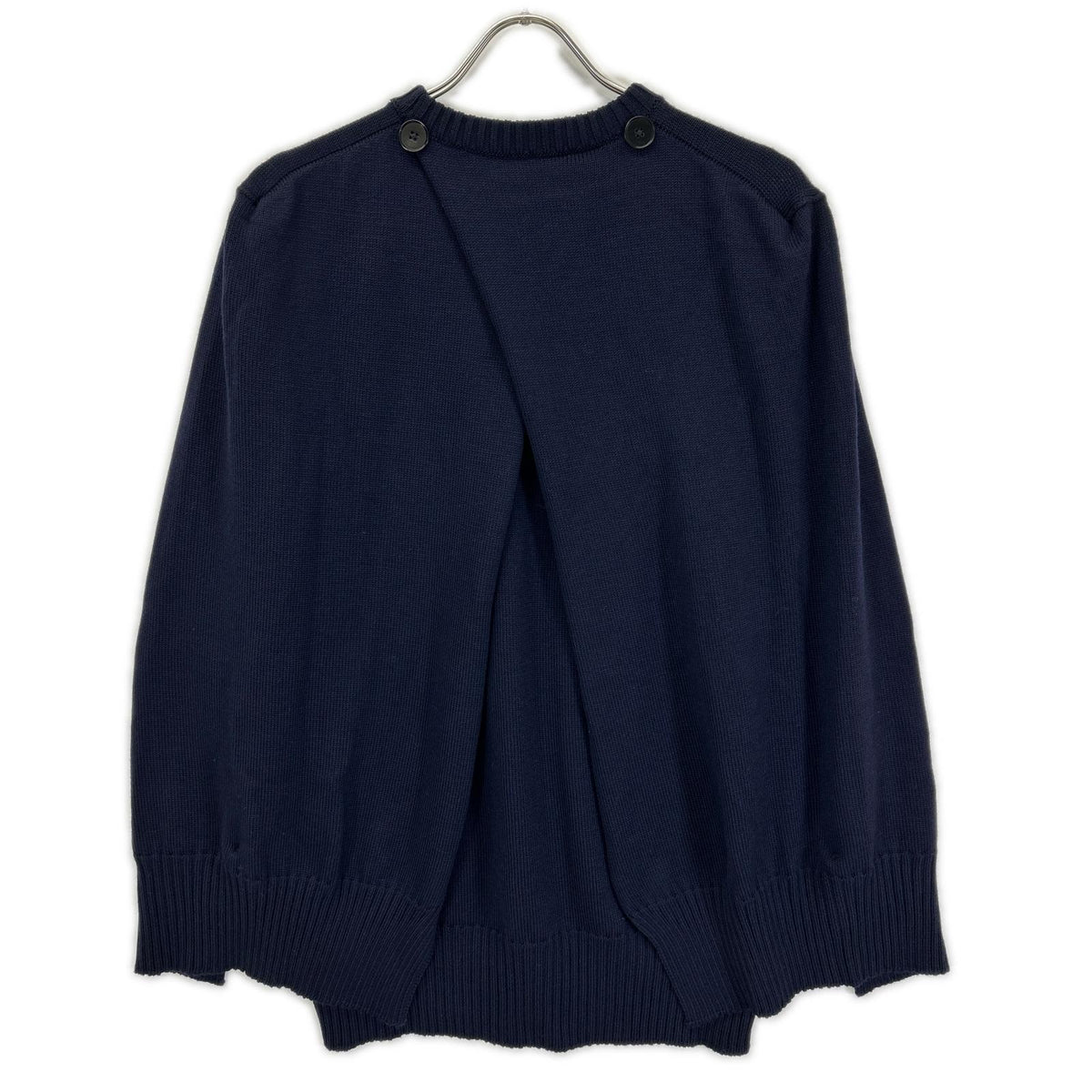 JILSANDER ジルサンダー J02GP0006 ネイビー ウール オーバー ニット トップス