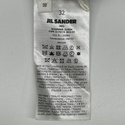 JILSANDER ジルサンダー J02GP0006 ネイビー ウール オーバー ニット トップス