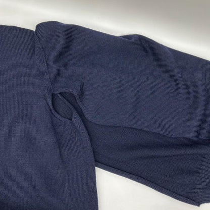 JILSANDER ジルサンダー J02GP0006 ネイビー ウール オーバー ニット トップス