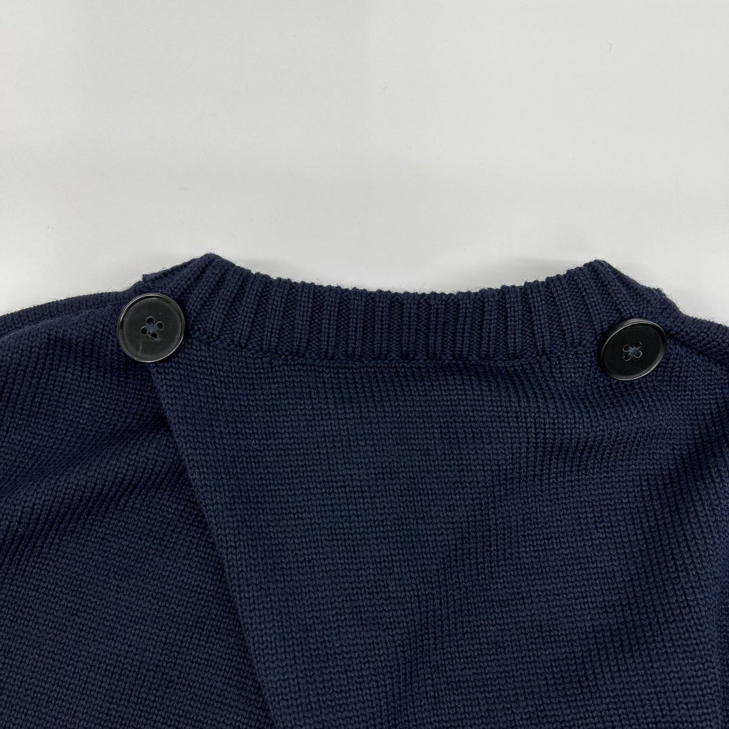 JILSANDER ジルサンダー J02GP0006 ネイビー ウール オーバー ニット トップス