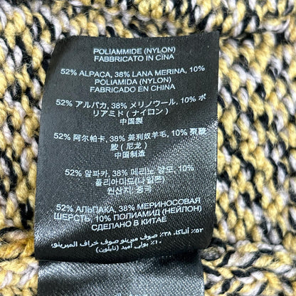 DRIES VAN NOTEN ドリスヴァンノッテン 23AW イエロー アルパカ×メリノウール フロール カーディガン トップス