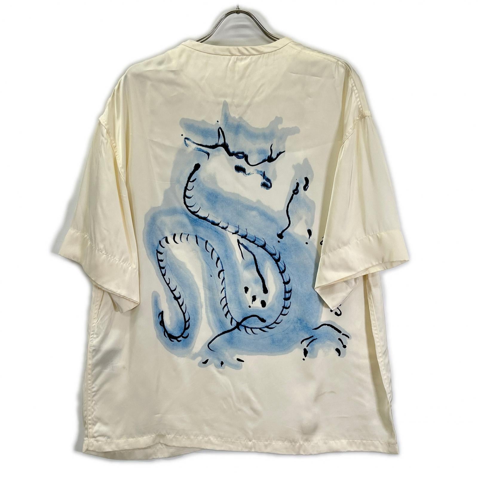 JILSANDER ジルサンダー 24SS ホワイト ドラゴンプリント カットソー トップス