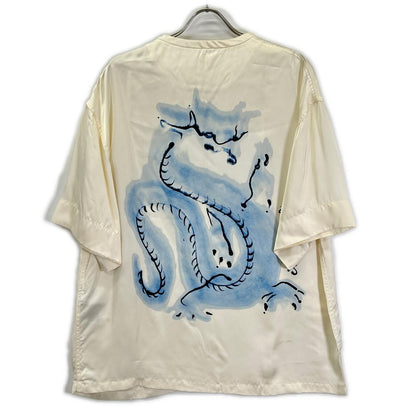 JILSANDER ジルサンダー 24SS ホワイト ドラゴンプリント カットソー トップス