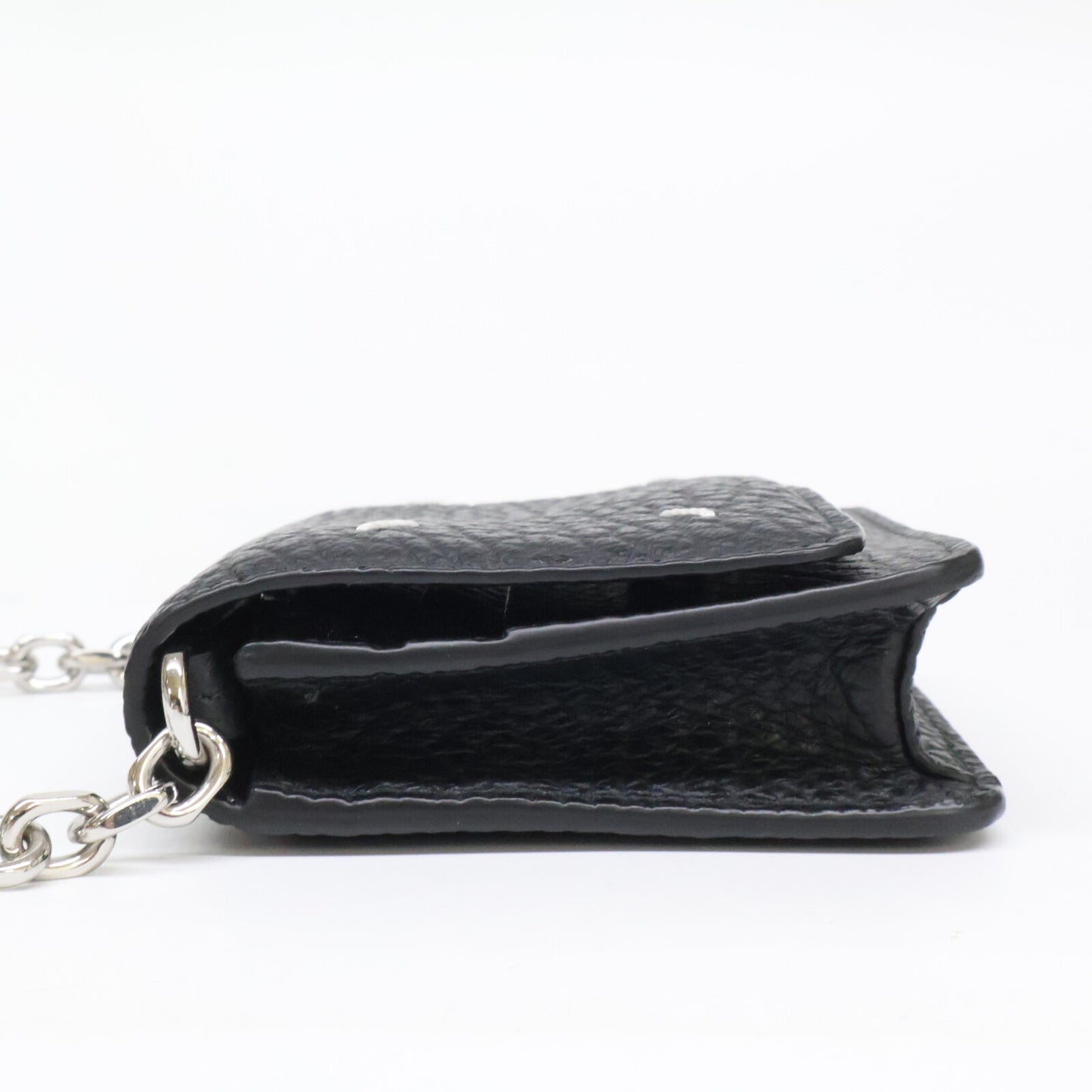 Maison margiela メゾンマルジェラ 11【美品】SA3UI0009 4ステッチ スモール チェーンウォレット 二つ折り財布（小銭入れあり）