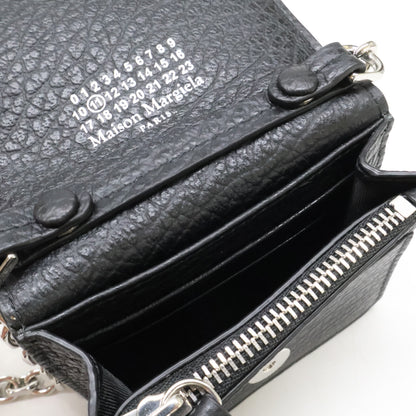 Maison margiela メゾンマルジェラ 11【美品】SA3UI0009 4ステッチ スモール チェーンウォレット 二つ折り財布（小銭入れあり）