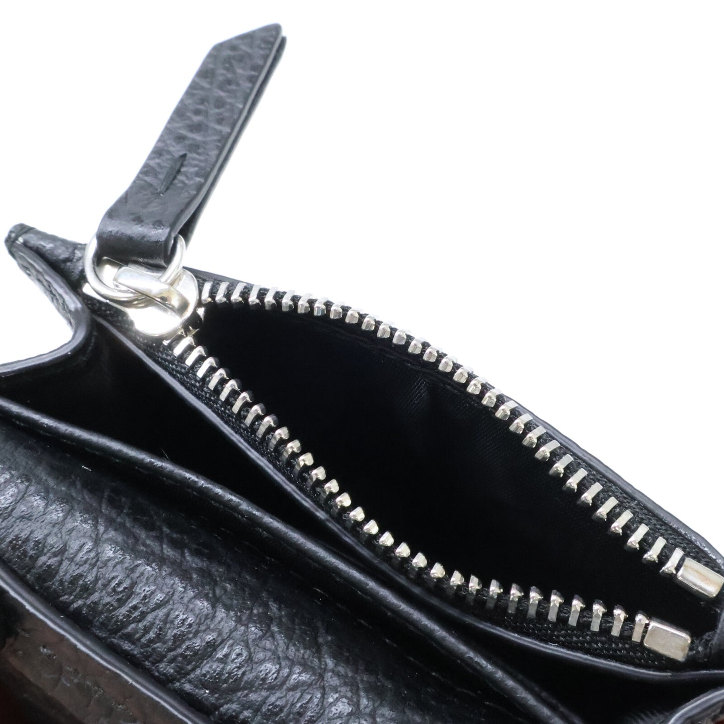 Maison margiela メゾンマルジェラ 11【美品】SA3UI0009 4ステッチ スモール チェーンウォレット 二つ折り財布（小銭入れあり）