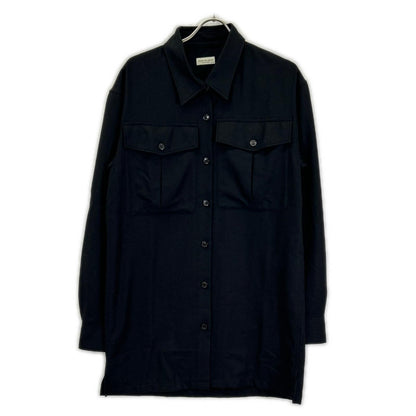 DRIES VAN NOTEN ドリスヴァンノッテン ブラック cross tris 7070 W.W. シャツ トップス