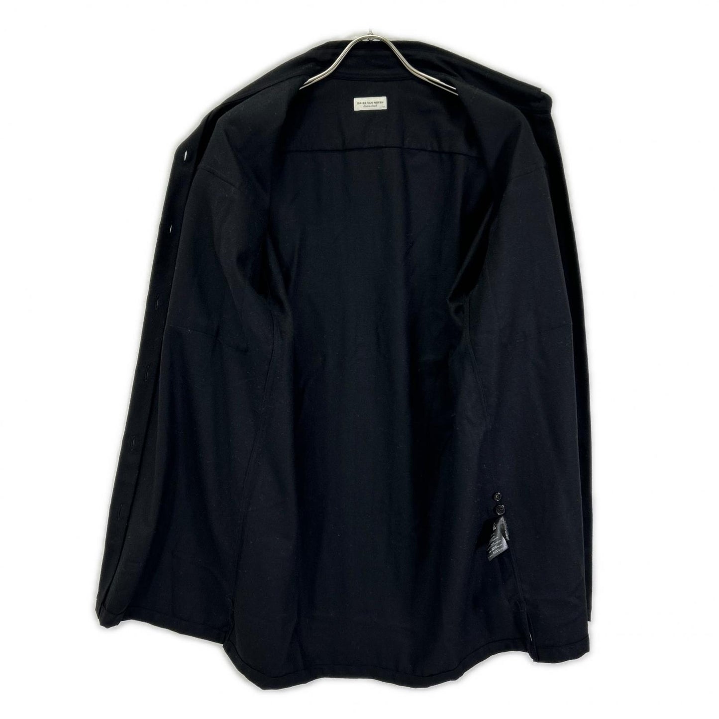 DRIES VAN NOTEN ドリスヴァンノッテン ブラック cross tris 7070 W.W. シャツ トップス