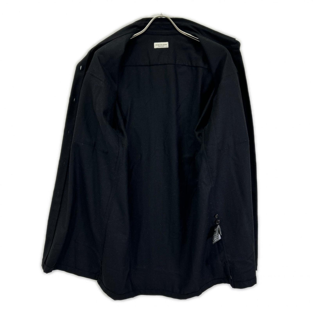 DRIES VAN NOTEN ドリスヴァンノッテン ブラック cross tris 7070 W.W. シャツ トップス