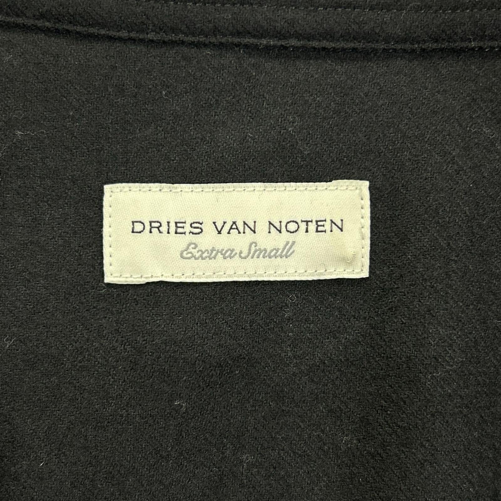 DRIES VAN NOTEN ドリスヴァンノッテン ブラック cross tris 7070 W.W. シャツ トップス