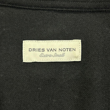 DRIES VAN NOTEN ドリスヴァンノッテン ブラック cross tris 7070 W.W. シャツ トップス