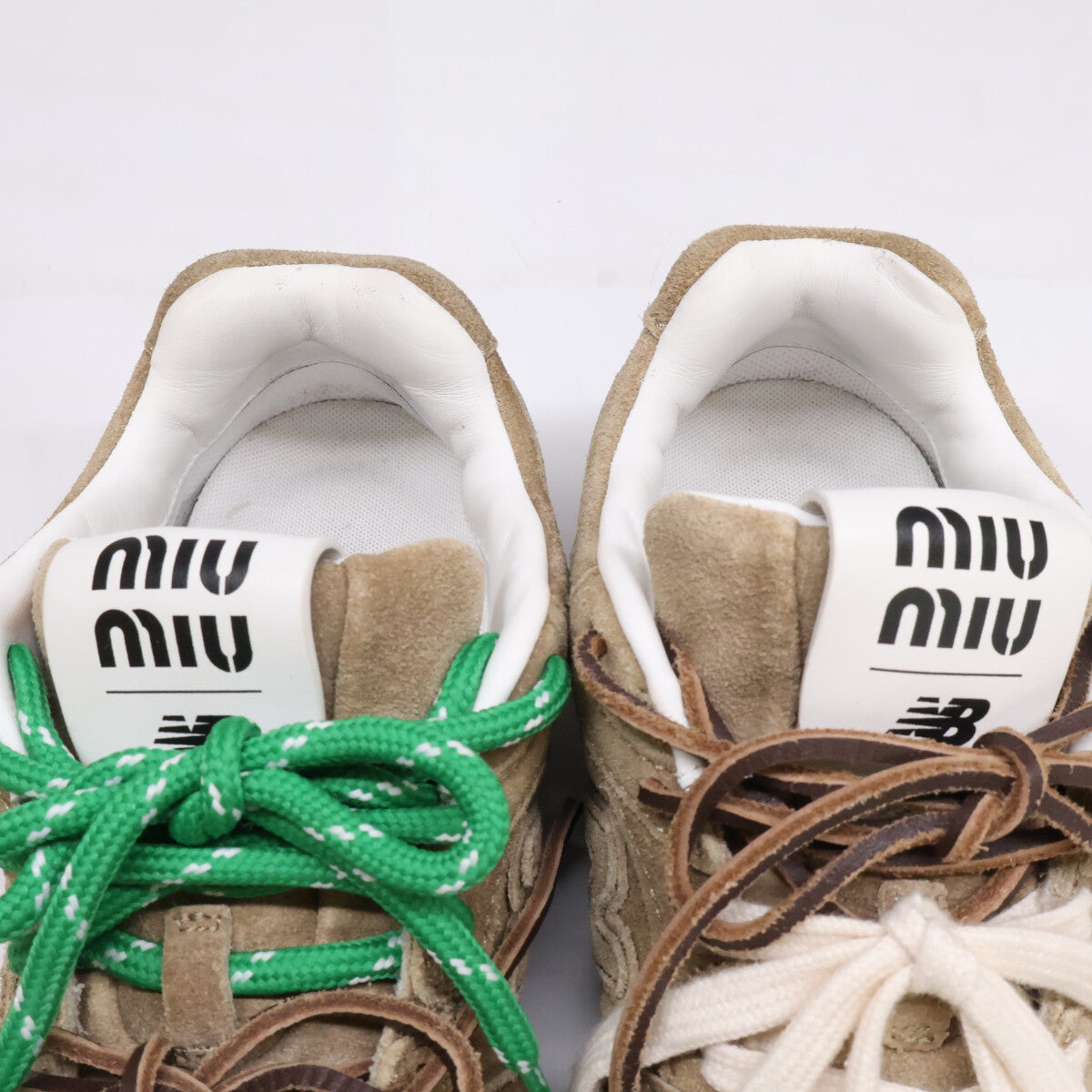 MIUMIU ミュウミュウ ｘNew Balance ニューバランス 530SL スエード スニーカー シューズ