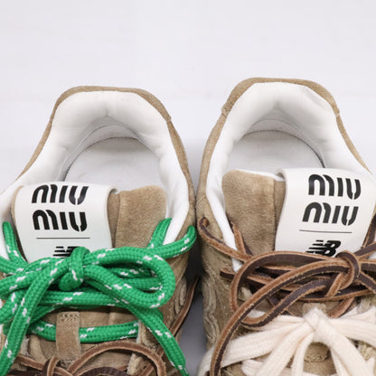 MIUMIU ミュウミュウ ｘNew Balance ニューバランス 530SL スエード スニーカー シューズ