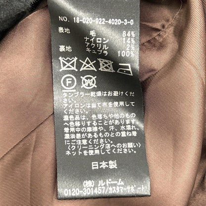 Plage プラージュ 18AW ブラウン ウール混 ヘリンボーン コート コート