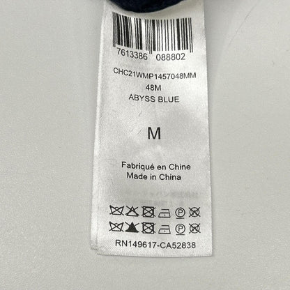 Chloe クロエ ネイビー カシミヤ100 フリルデザイン ニットトップス トップス