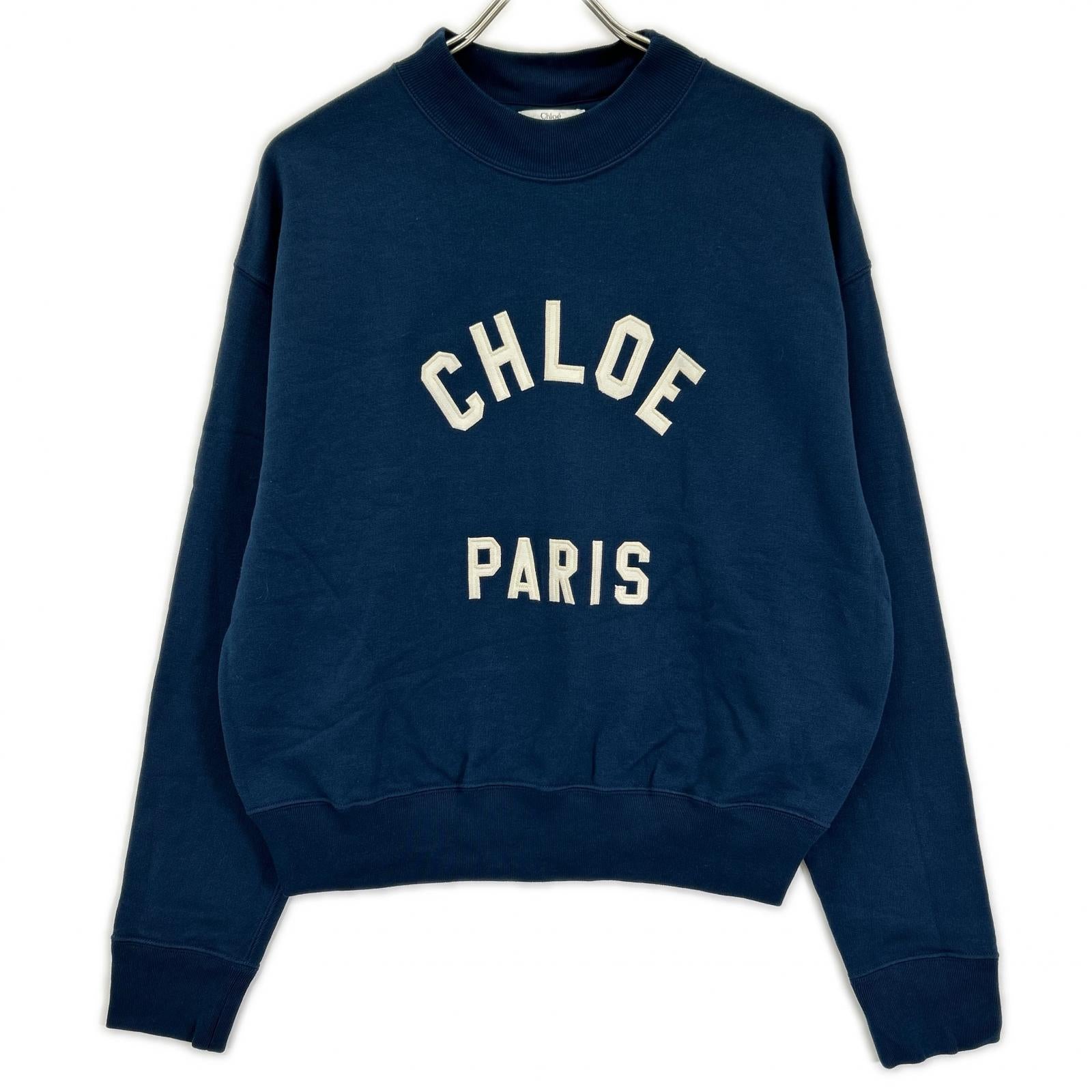 Chloe クロエ ネイビー CHLOE PARIS スウェット トップス