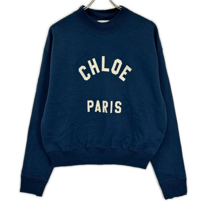 Chloe クロエ ネイビー CHLOE PARIS スウェット トップス