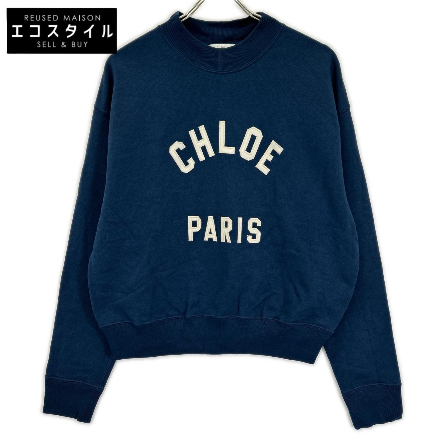 Chloe クロエ ネイビー CHLOE PARIS スウェット トップス