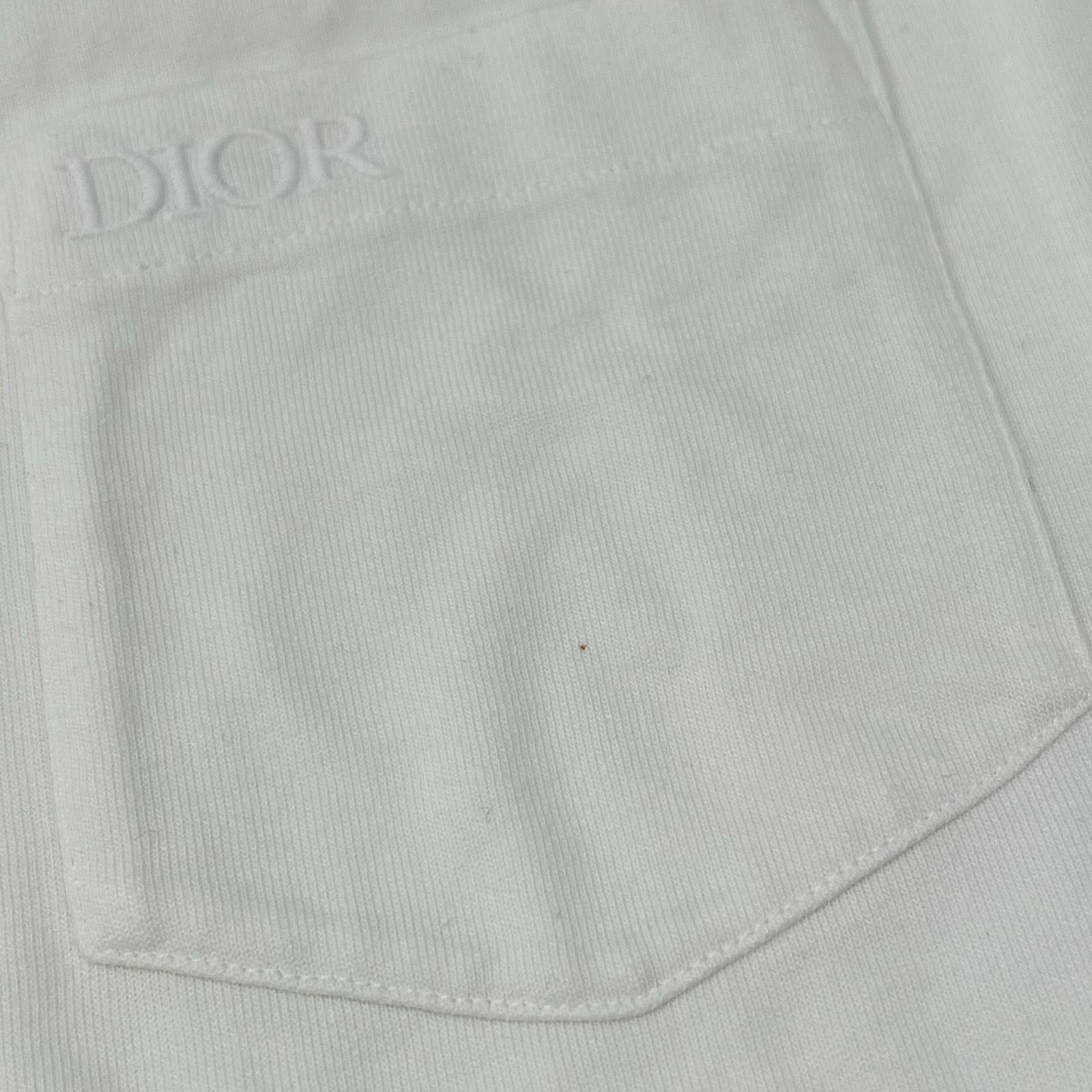DIOR ディオール 383J644A0554 ネックデザイン刺繍ロゴ 胸ポケットTシャツ トップス