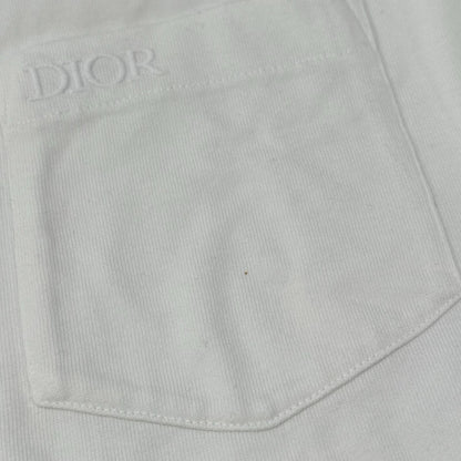 DIOR ディオール 383J644A0554 ネックデザイン刺繍ロゴ 胸ポケットTシャツ トップス