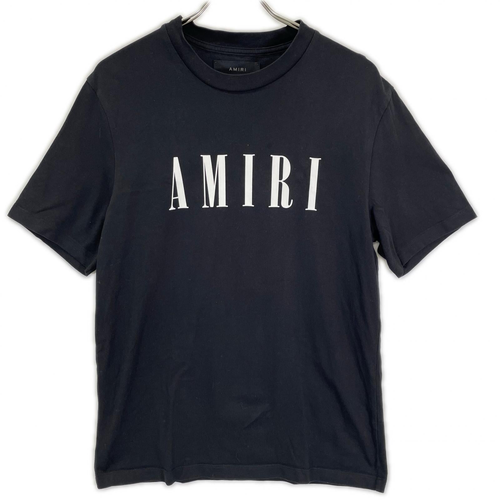 AMIRI アミリ ブラック 半袖 ロゴ Tシャツ トップス