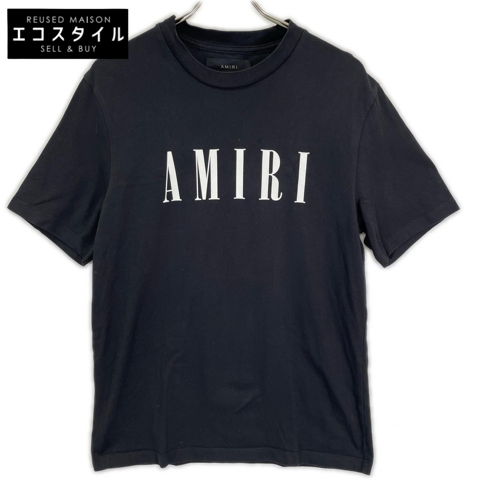 AMIRI アミリ ブラック 半袖 ロゴ Tシャツ トップス