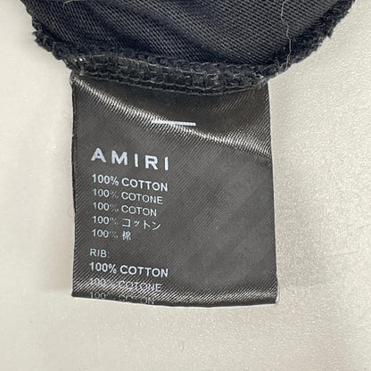 AMIRI アミリ ブラック 半袖 ロゴ Tシャツ トップス