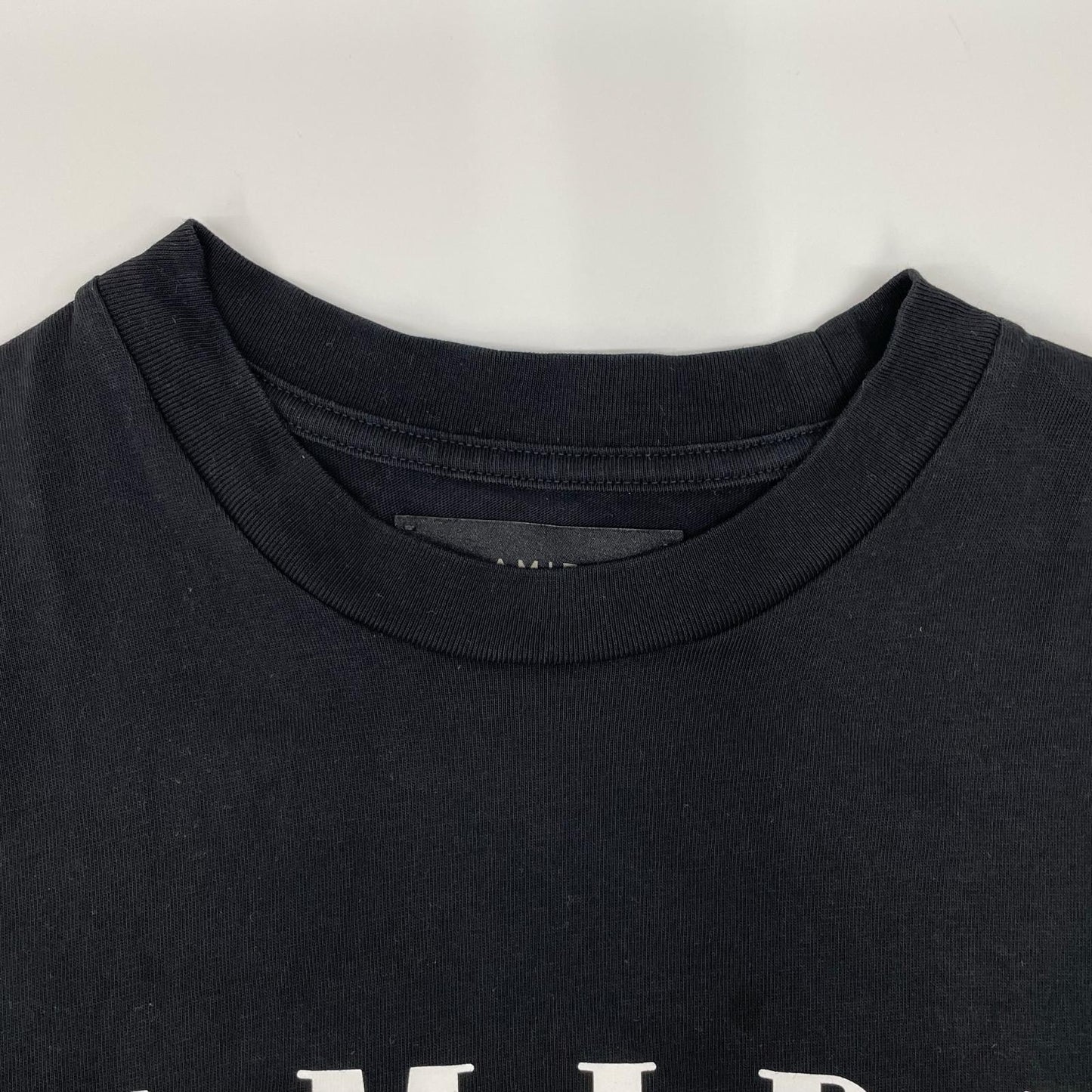 AMIRI アミリ ブラック 半袖 ロゴ Tシャツ トップス