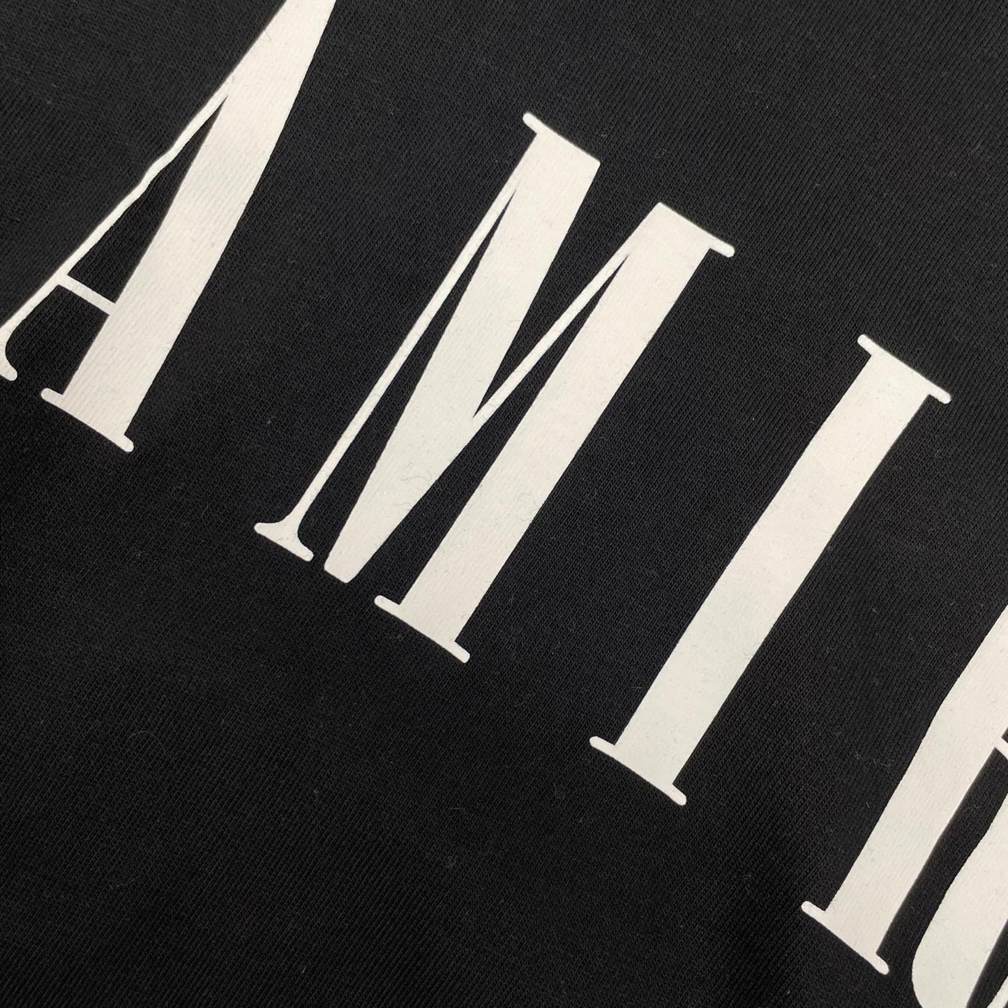 AMIRI アミリ ブラック 半袖 ロゴ Tシャツ トップス