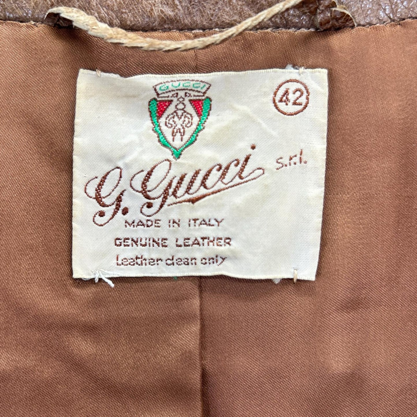 GUCCI グッチ ヴィンテージ オーストリッチレザー ロング コート