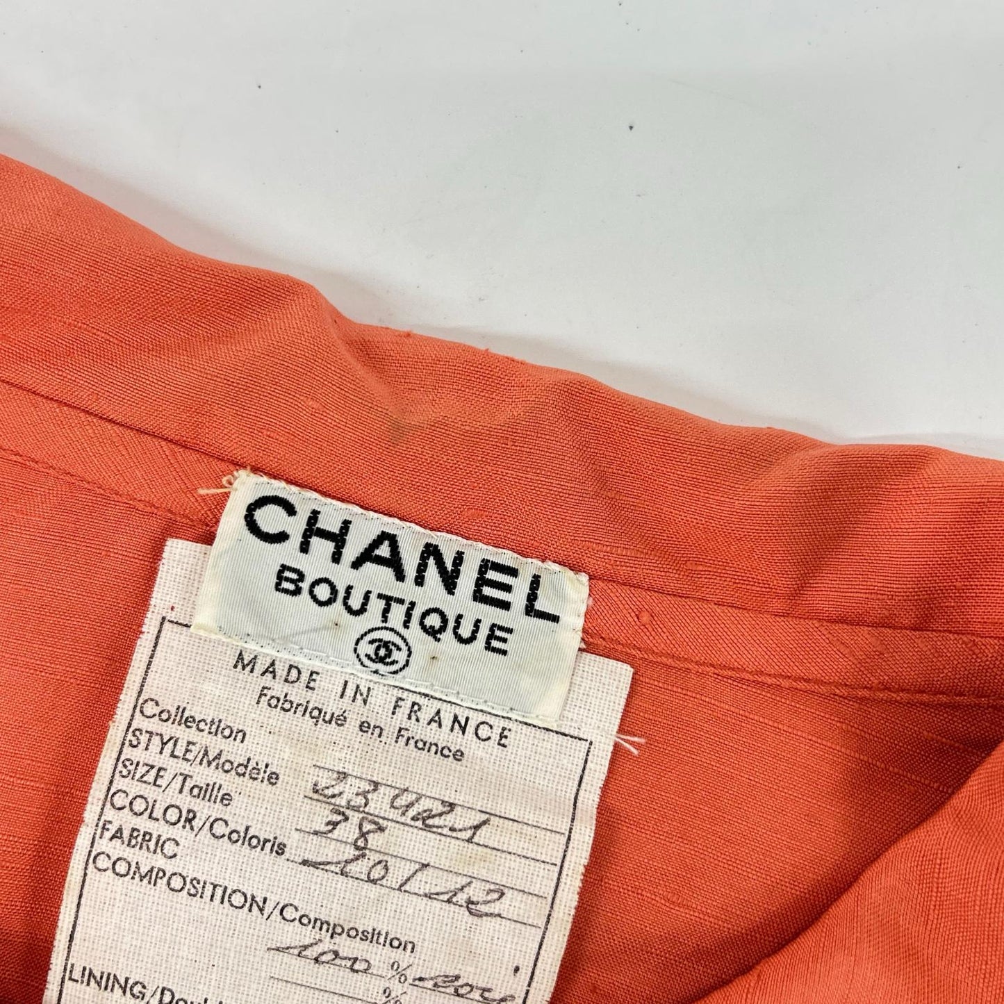 CHANEL シャネル ヴィンテージ シルク100％ ボウタイドレス ワンピース