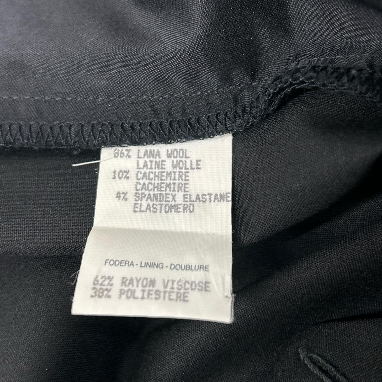 GUCCI Tom Ford era black center-pressed pants bottoms