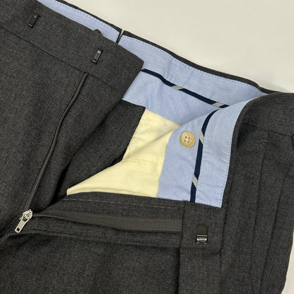 POLObyRalphLauren ポロラルフローレン グレー ウール サイドアジャスター スラックス ボトムス