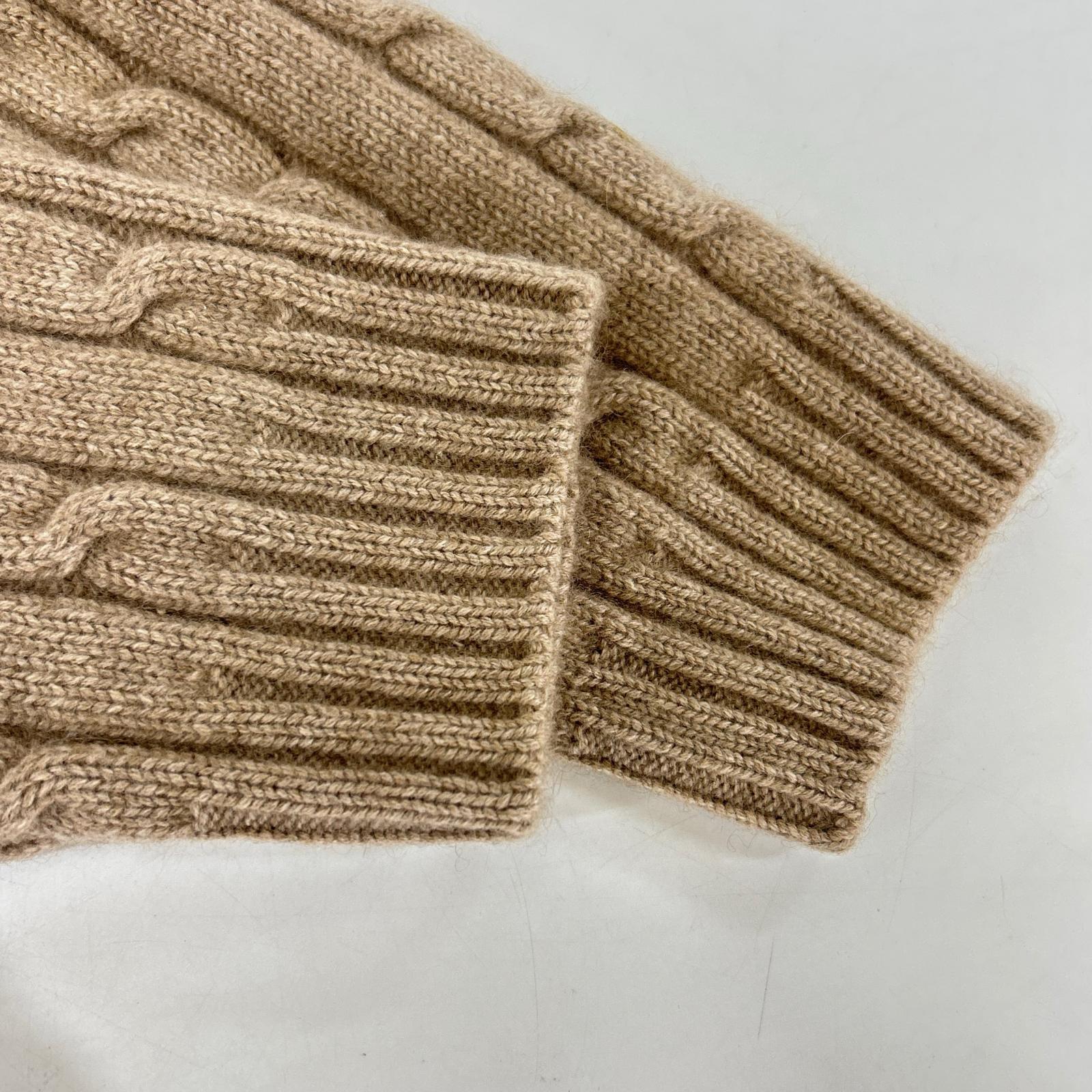 CELINE セリーヌ 【国内正規/23AW】2AD5G362W トリオンフ刺繍 カシミヤ ケーブル ニットカーディガン トップス