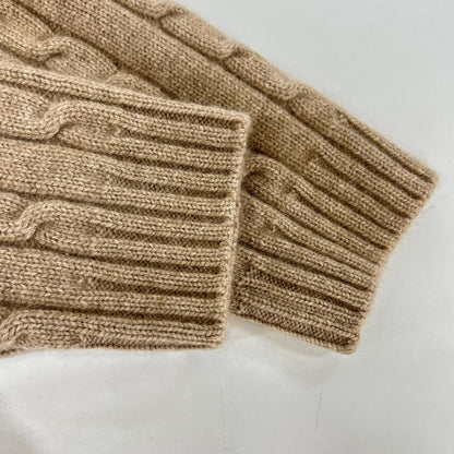 CELINE セリーヌ 【国内正規/23AW】2AD5G362W トリオンフ刺繍 カシミヤ ケーブル ニットカーディガン トップス